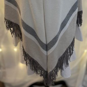 Super soft wrap in with fringe detail